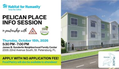 Pelican Place Info Session with Habitat for Humanity Tampa Bay Gulfside