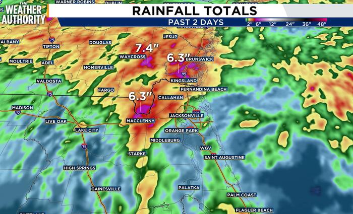 Stalled front, Gulf moisture keep heavy rain in the forecast this week