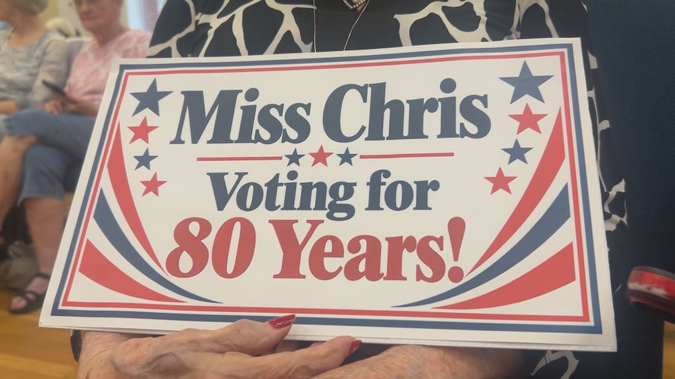 Chris Prescott has been voting since 1946.