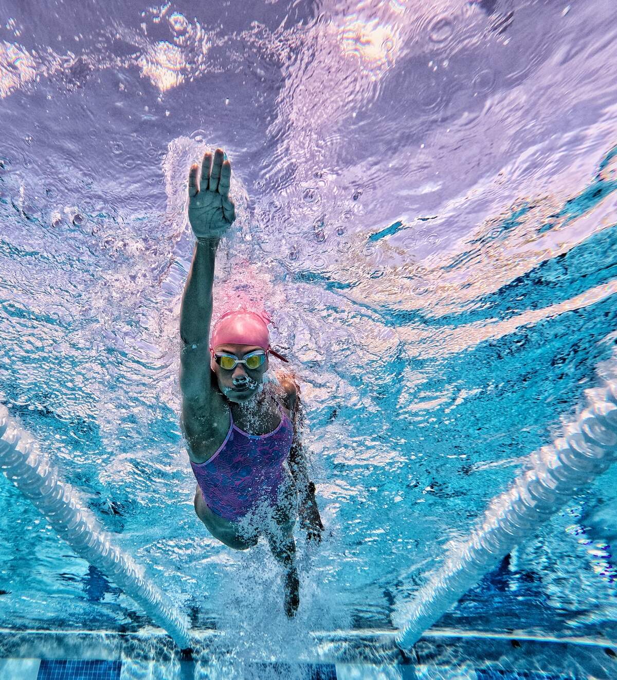 Vianney De Los Angeles is captured by her coach’s camera as she swims with the Gulliver Raiders Masters swim team. “I love this pic because it brings me so much emotion,” she wrote in a caption. “Coach Mike LaMonica took this picture of me. He made me feel like a professional, like I belong in Swim Club and it just makes me realize how far I’ve come and how long I’ve fought! And just to keep swimming! And I look like a professional athlete even though I may not swim as one ... haha.”