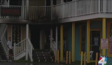 Husband helps family, neighbors escape Jacksonville Beach apartment fire that displaced 6