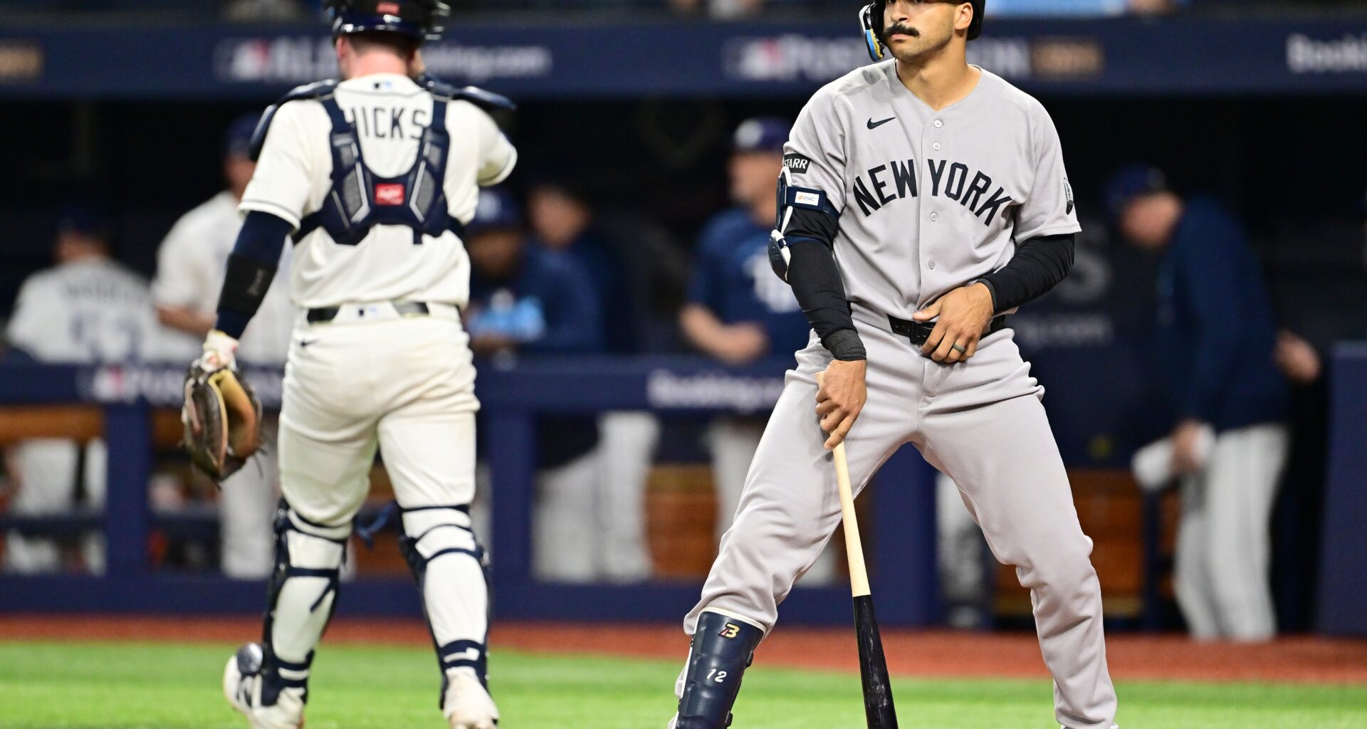 Why Yankees moved Grisham to leadoff spot for ALDS Game 3