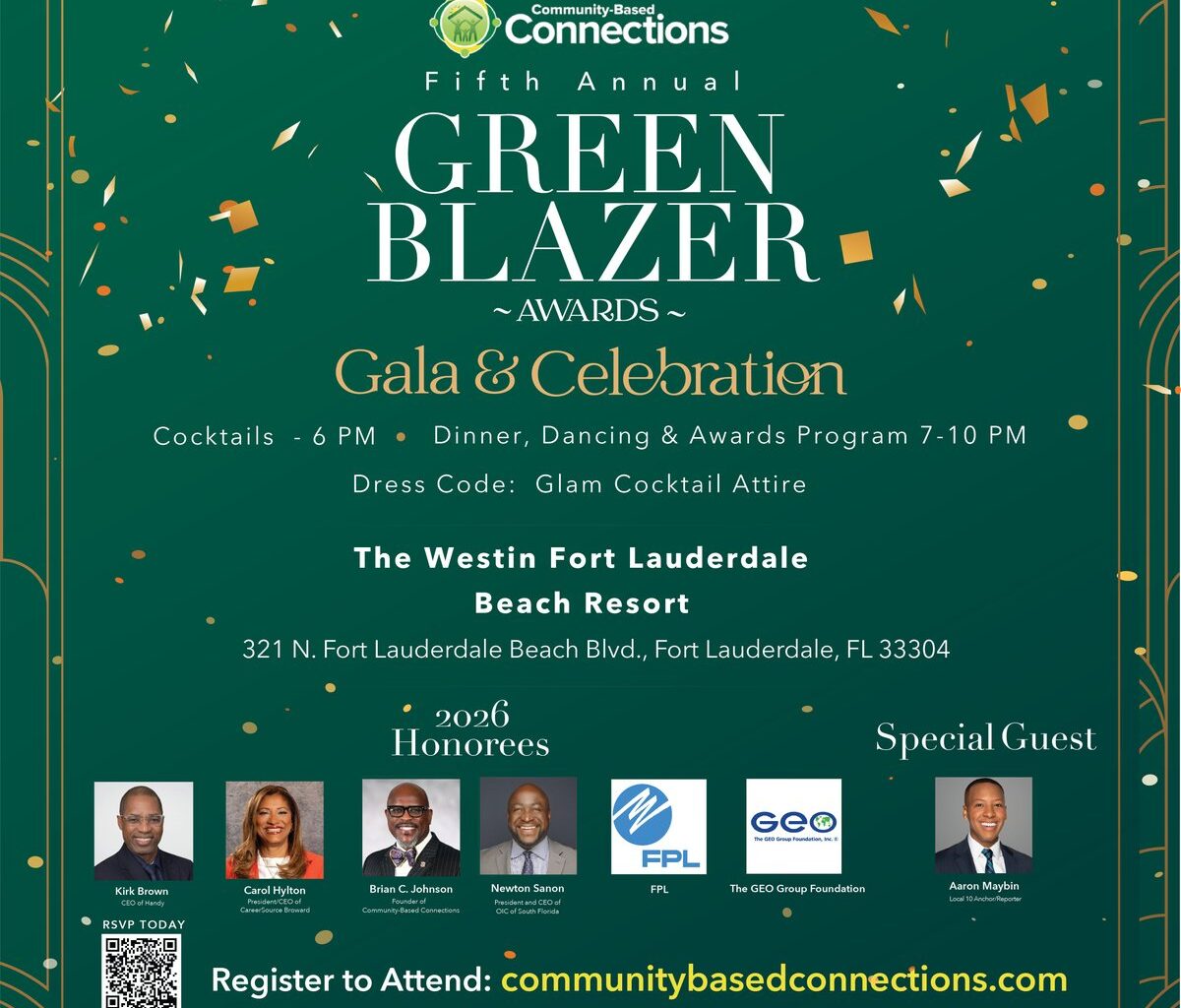 Community-Based Connections, Inc.’s Fifth Annual Green Blazer Awards Gala & Celebration
