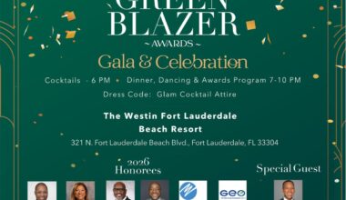 Community-Based Connections, Inc.’s Fifth Annual Green Blazer Awards Gala & Celebration