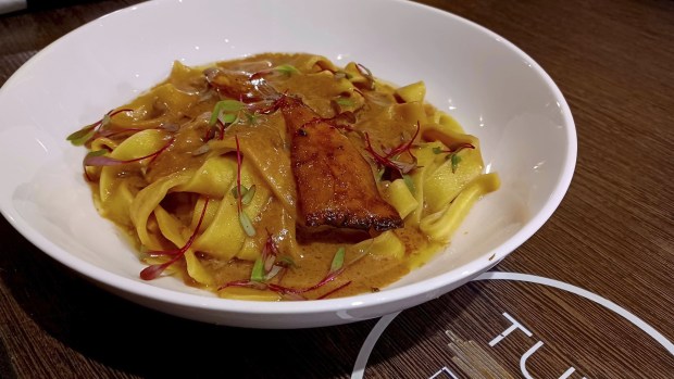 King mushroom pappardelle. All pastas at Turci are made in-house. You can take them home to yours and create your own special dish.