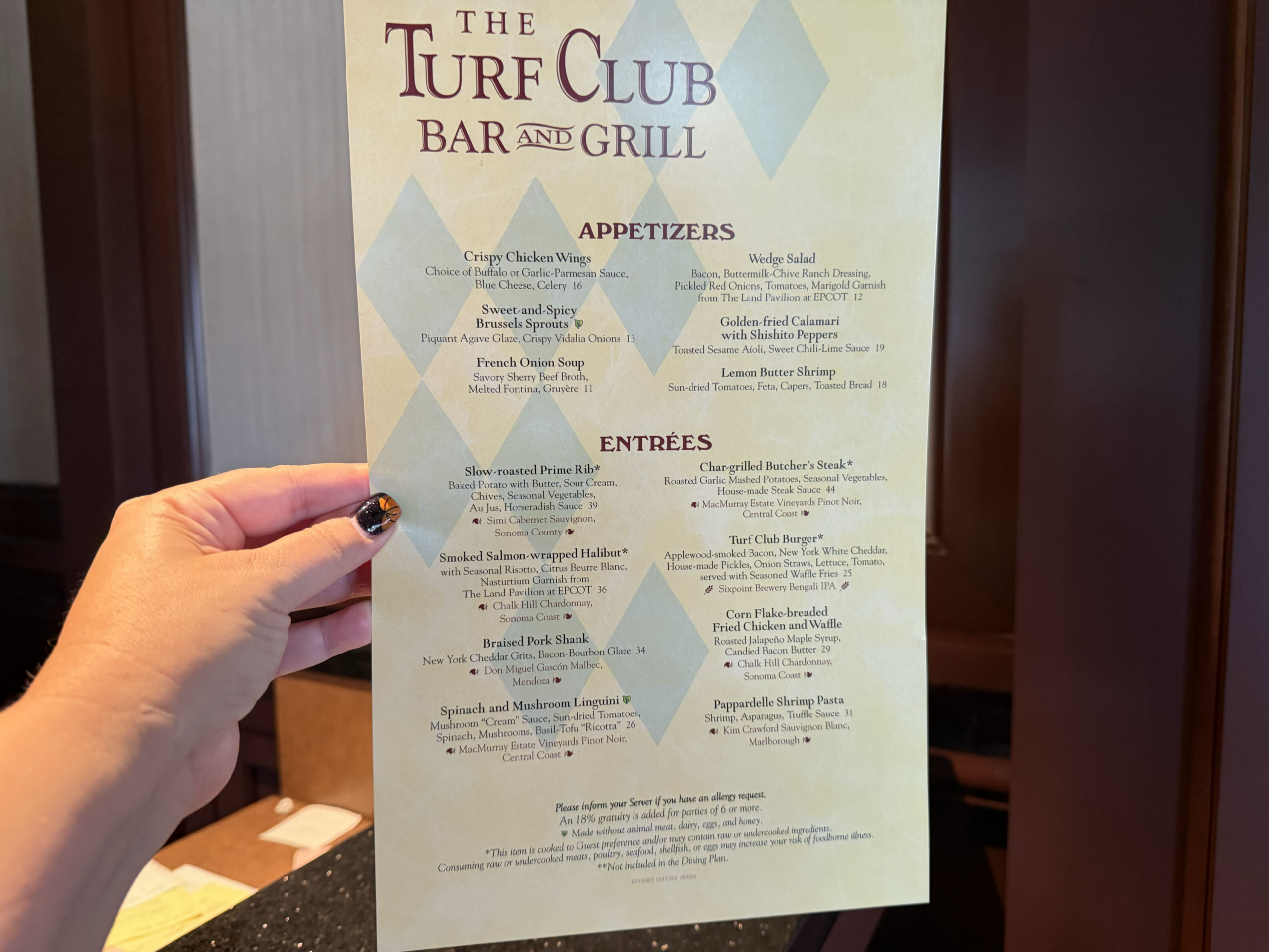 The Turf Club Bar & Grill has officially reopened at Disney’s Saratoga Springs Resort & Spa following a lengthy refurbishment