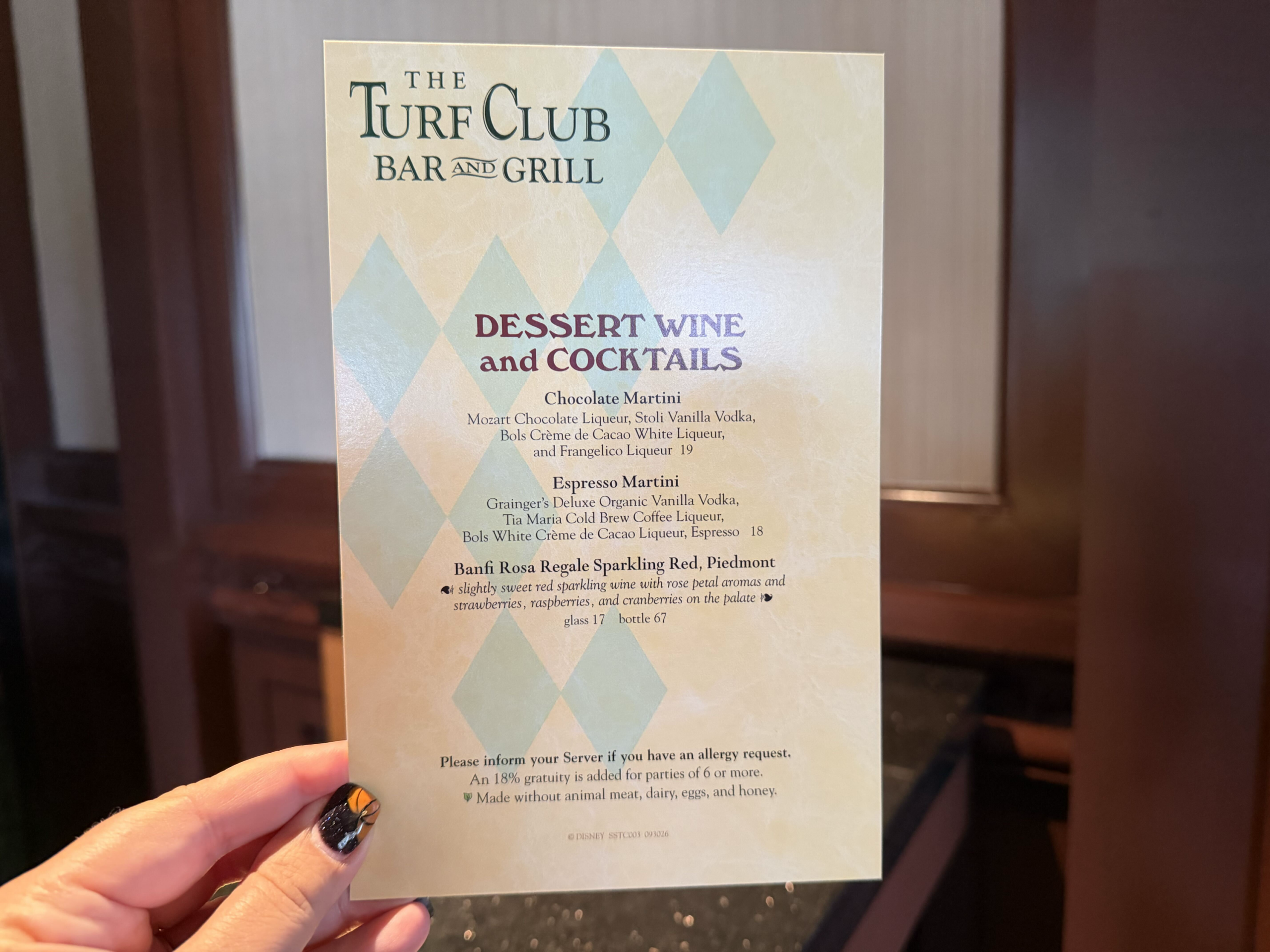 The Turf Club Bar & Grill has officially reopened at Disney’s Saratoga Springs Resort & Spa following a lengthy refurbishment