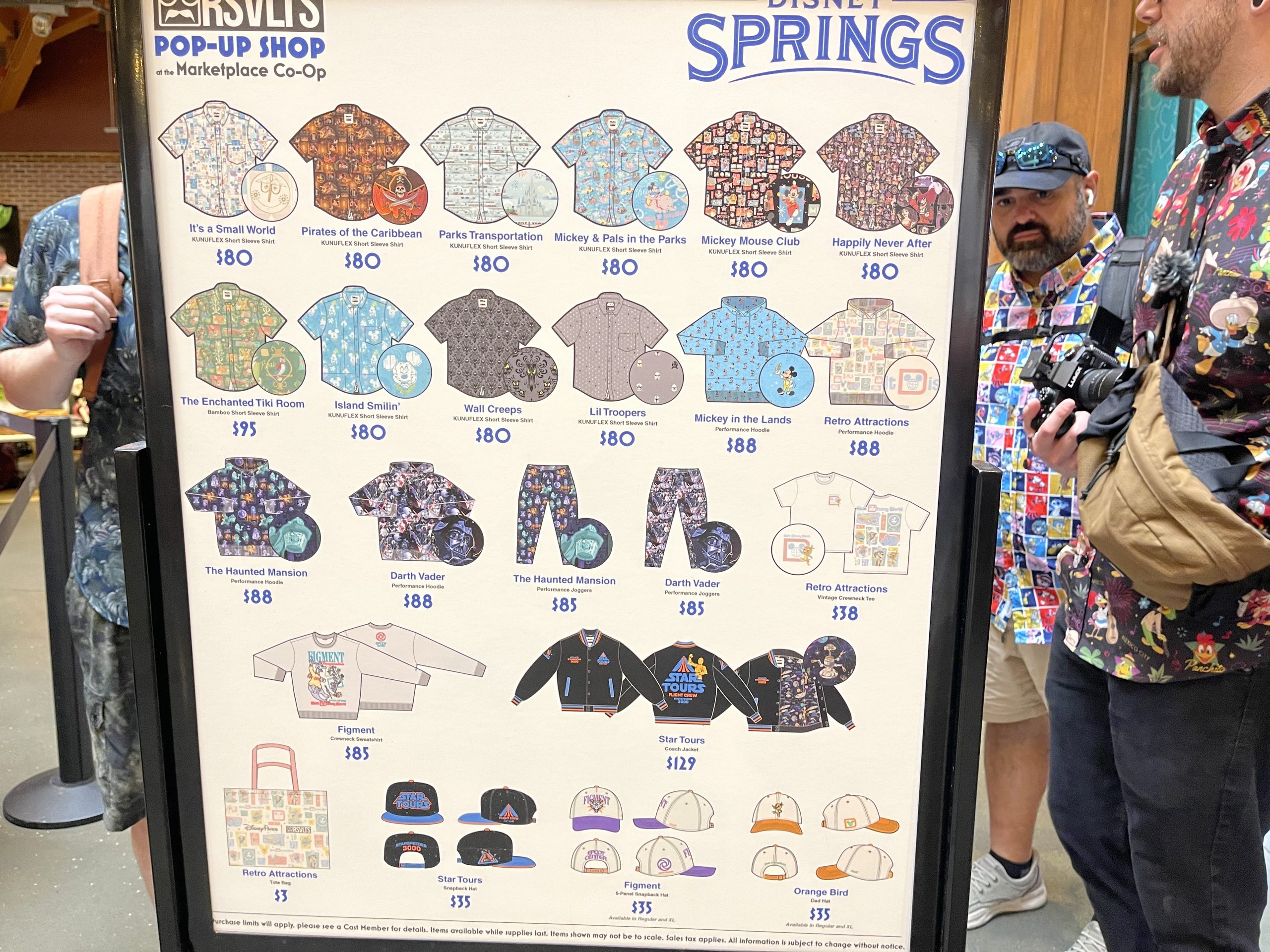 Full List (with Prices) of Merchandise Available at RSVLTS Pop-Up in Disney Springs