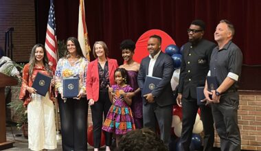 Recipients of the American Dream Awards event hosted by U.S. Representative Kathy Castor.