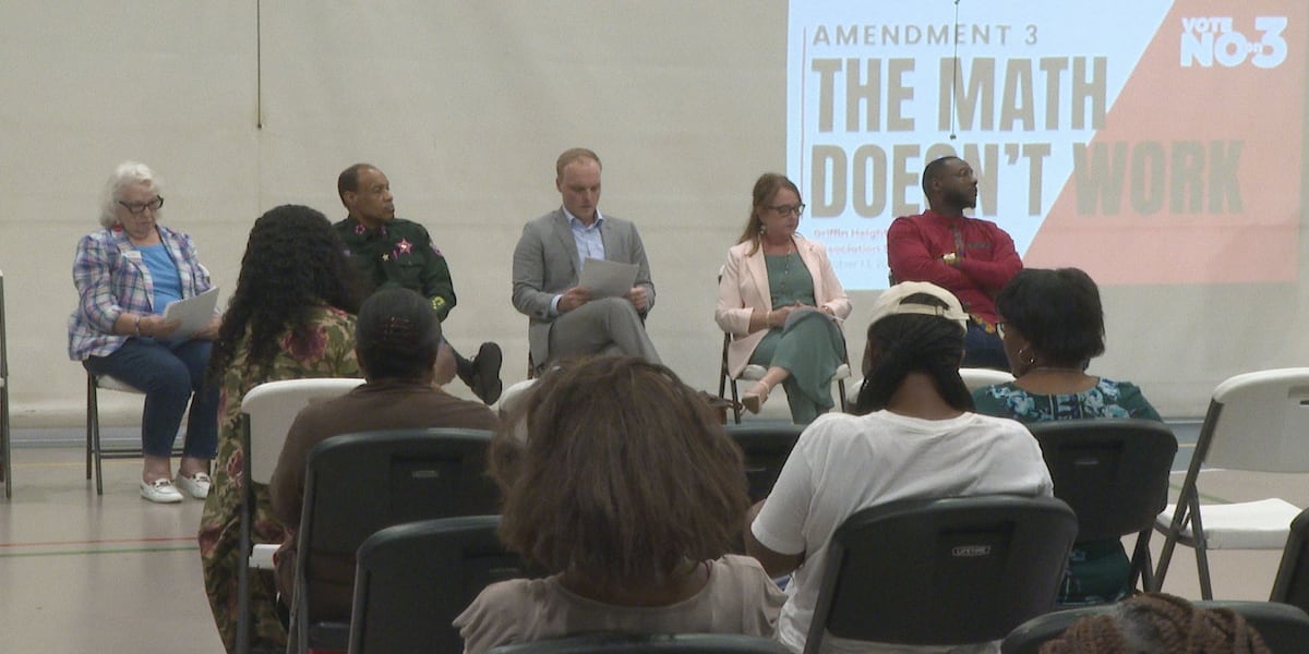 Griffin Heights Neighborhood Association holds town hall to discuss Amendment 3