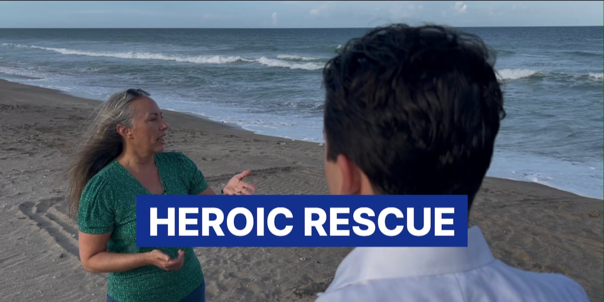 Martin County employee rescues 3 girls caught in rip current at Bob Graham Beach