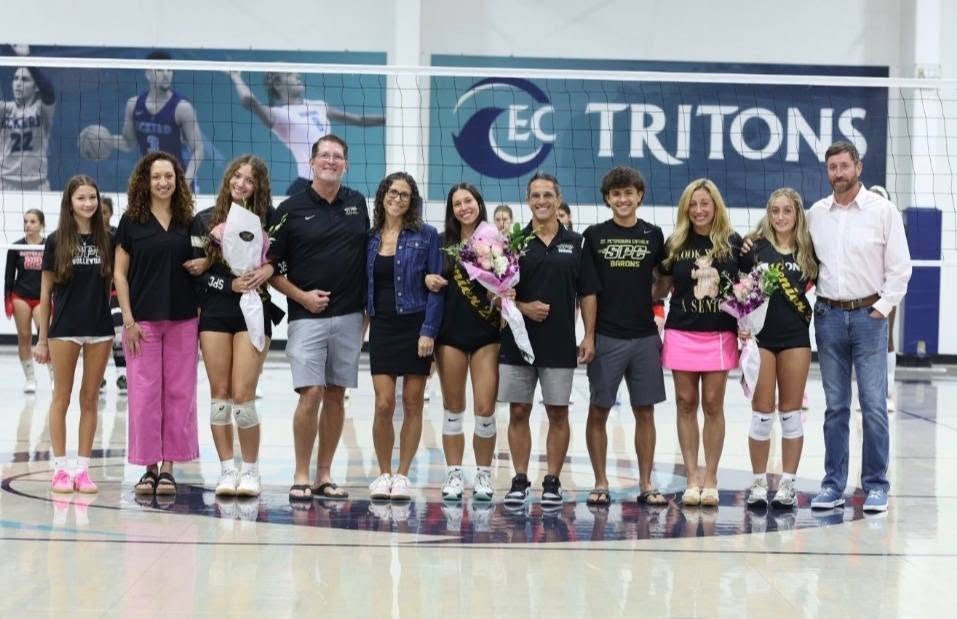 No gym, no problem for St. Pete Catholic volleyball