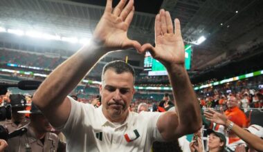 Hurricane warning: Miami poised for No. 1 after 5 of the top 7 teams lose in historic Top 25 day