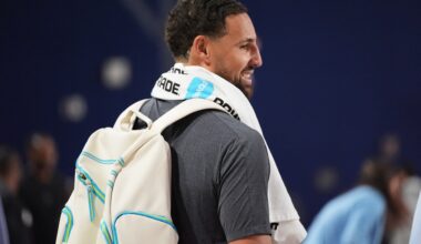 Miami Heat's Klay Thompson in familiar place with shot