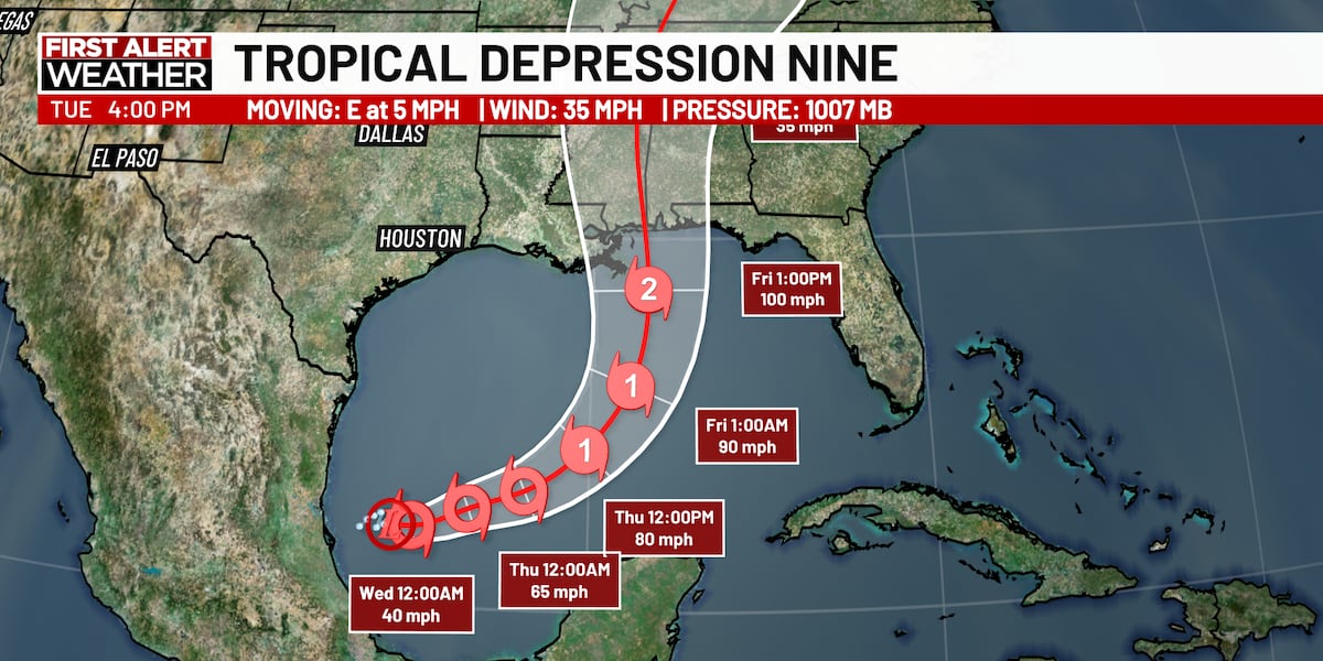 Governor Ron DeSantis declares State of Emergency for 25 counties ahead of Tropical Depression 9