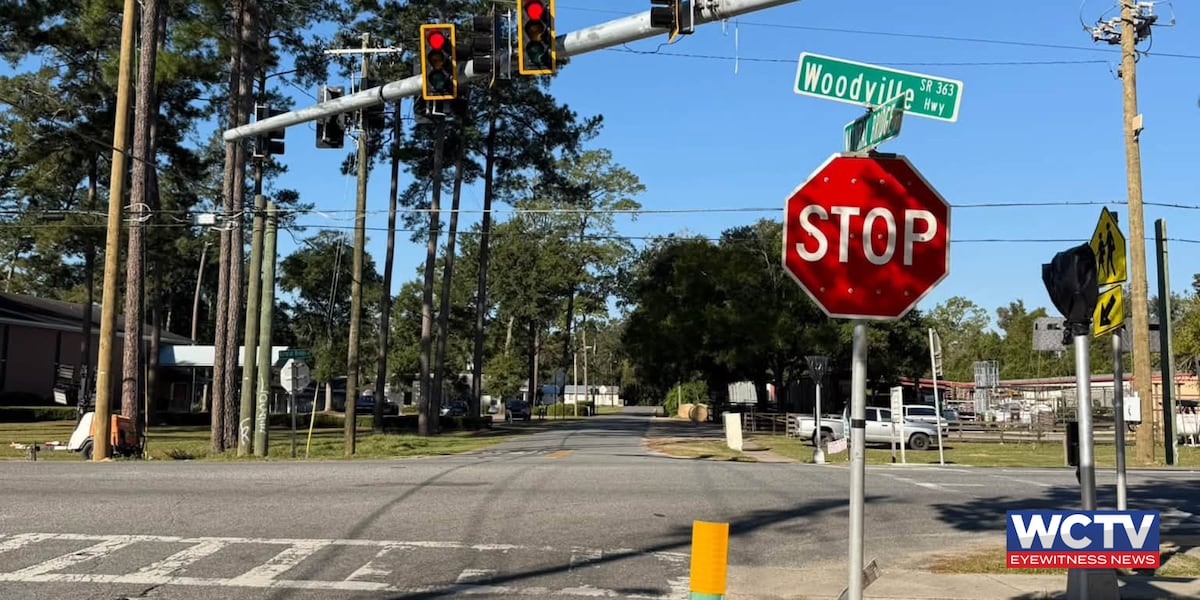 Traffic light installed at intersection near K-8 school in Woodville