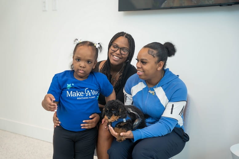 Girl, 4, gets her wish for a puppy Miami’s Community News