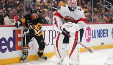 Florida Panthers rookie goalie Cooper Black — all 6-foot-9 of him — makes NHL history in debut