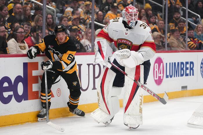 Florida Panthers rookie goalie Cooper Black — all 6-foot-9 of him — makes NHL history in debut