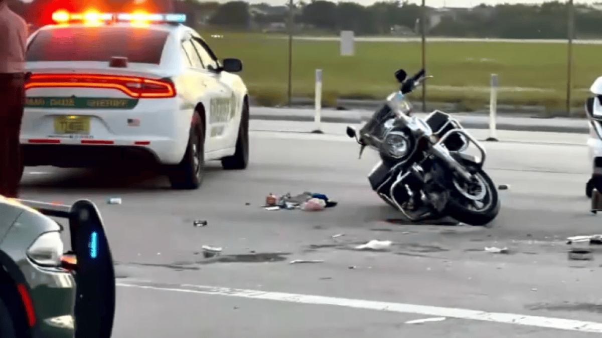 Motorcyclist flown to hospital in critical condition after crash in Miami Lakes – NBC 6 South Florida