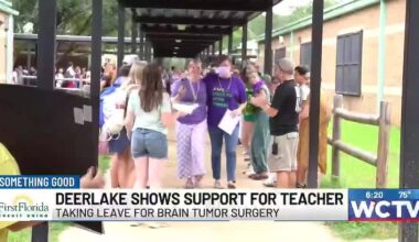 Something Good: Deerlake shows support for teacher