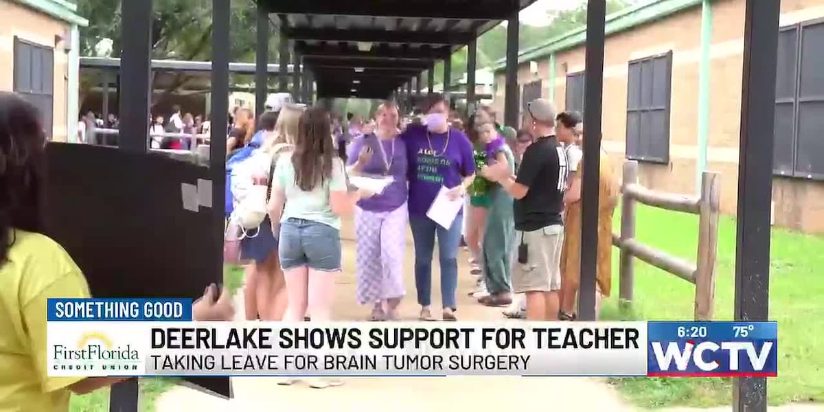 Something Good: Deerlake shows support for teacher