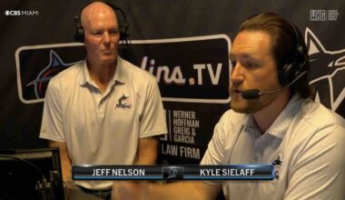 Miami Marlins reportedly moving on from TV voice Kyle Sielaff, analyst Jeff Nelson