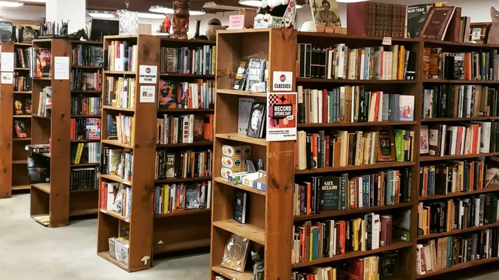 interior of a bookstore