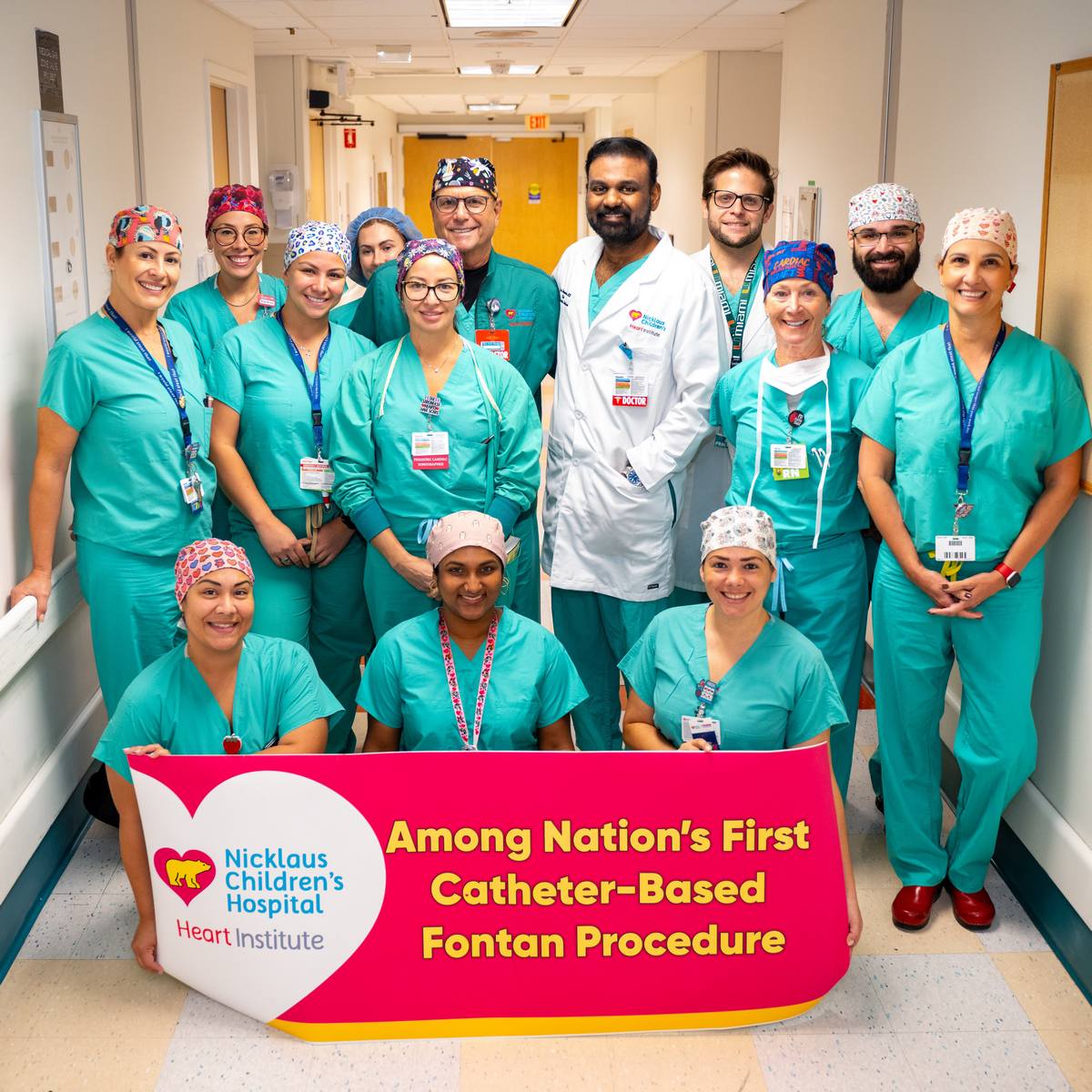 Nicklaus Children’s performs rare transcatheter Fontan procedure