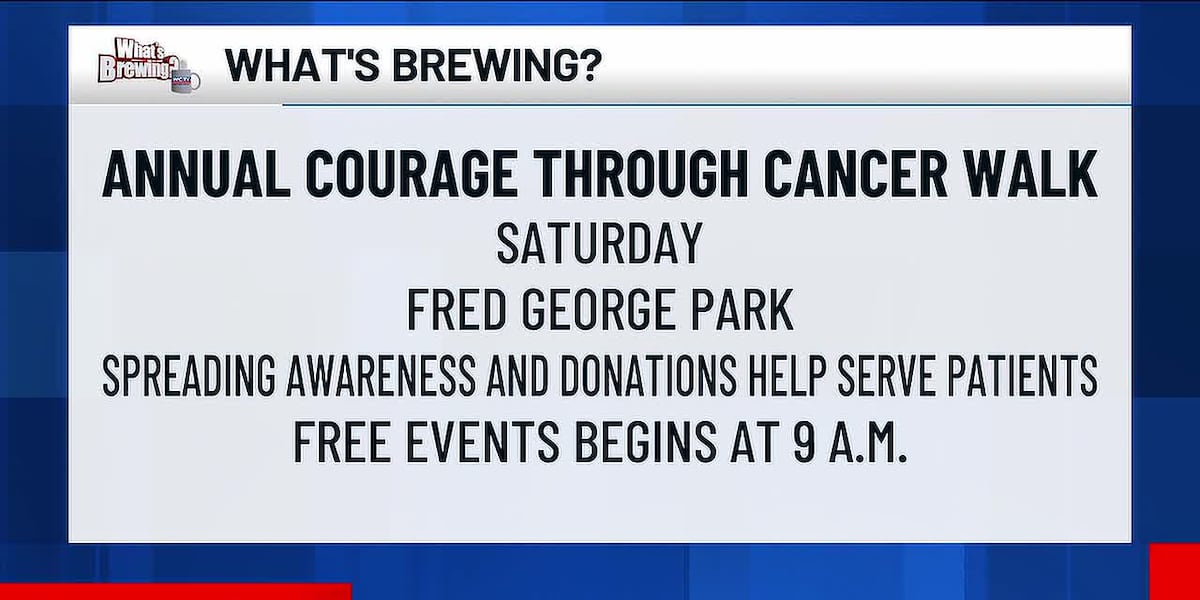 What’s Brewing - Courage Through Cancer Walk