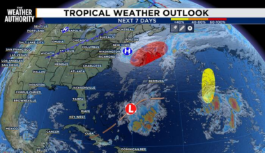 Invest 93 Strengthens With Organized Thunderstorms Overnight