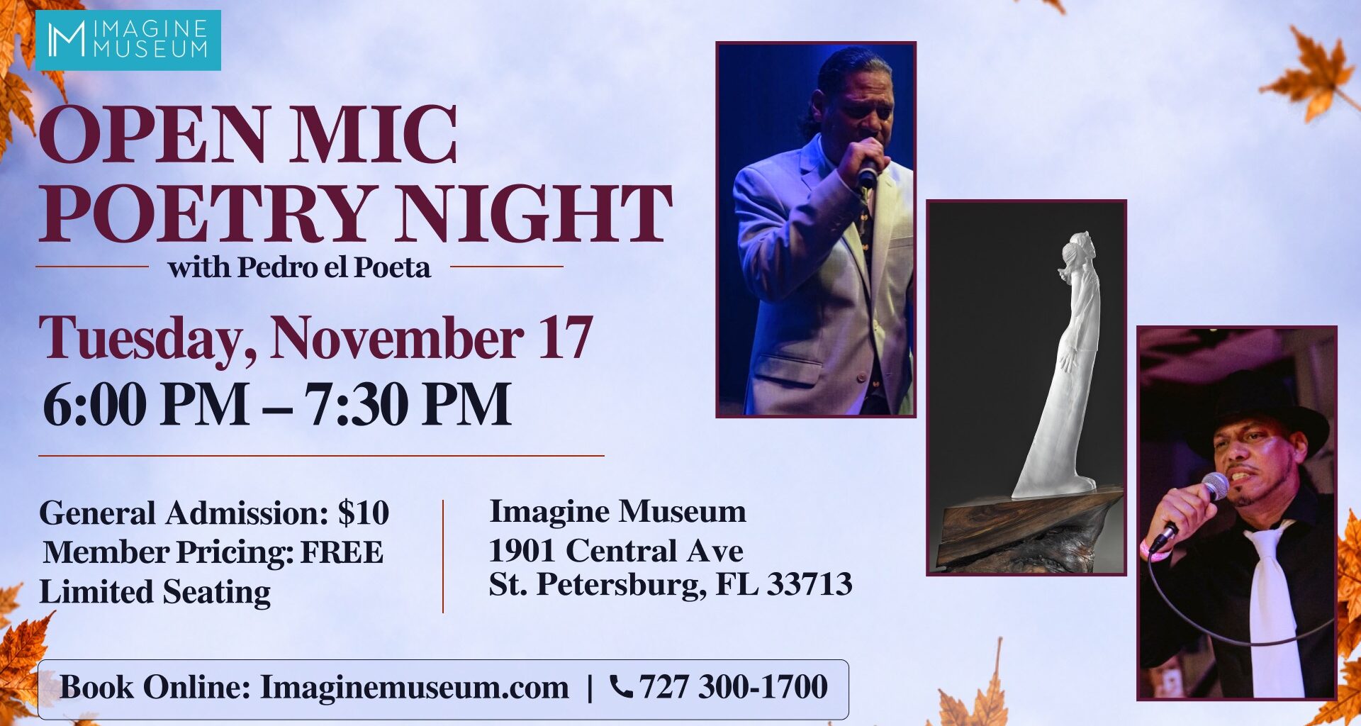Open Mic Poetry Night with Pedro el Poeta