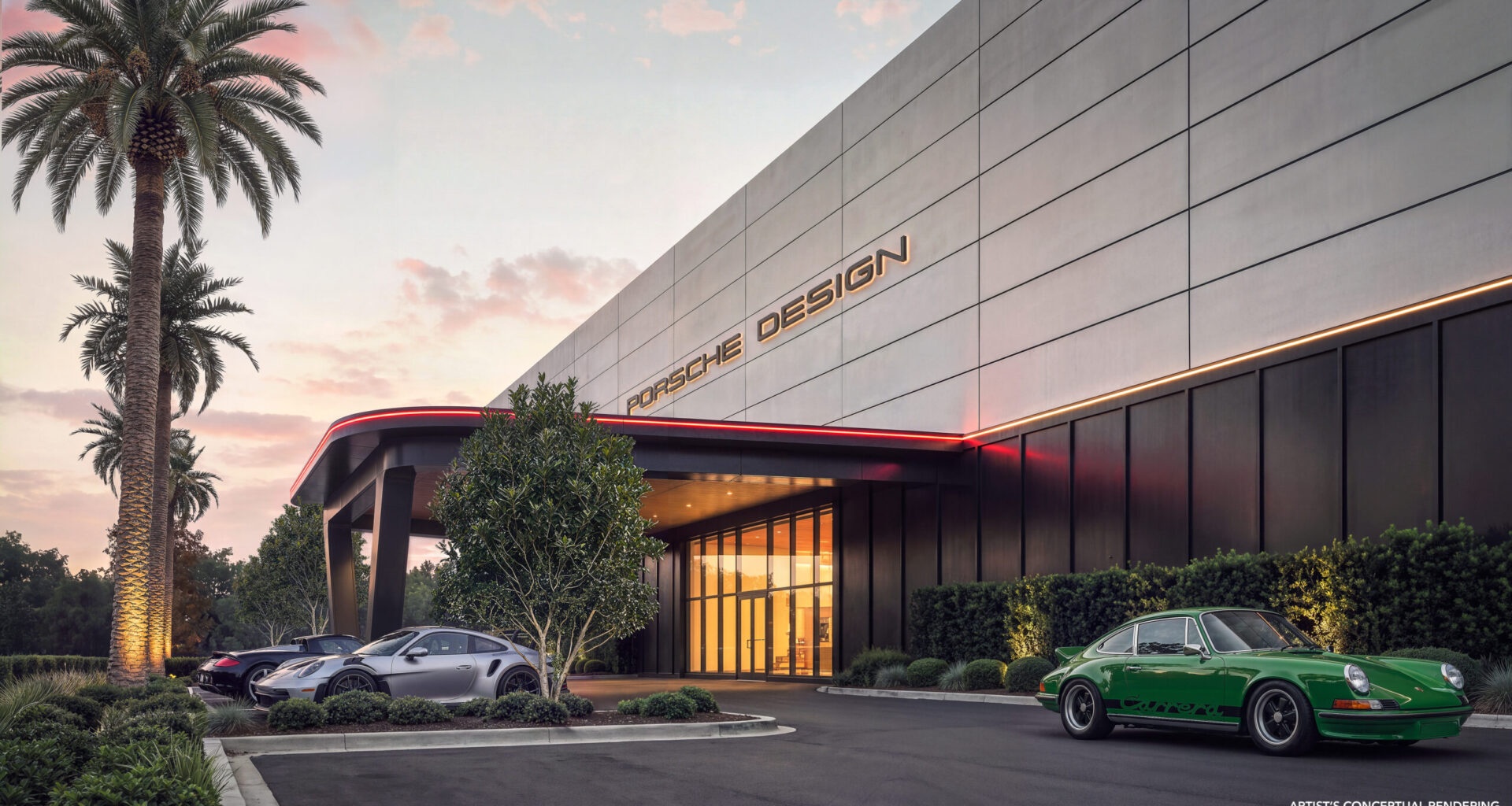 Newgard Development Group And Porsche Design Unveil Porsche Design Concours In West Palm Beach