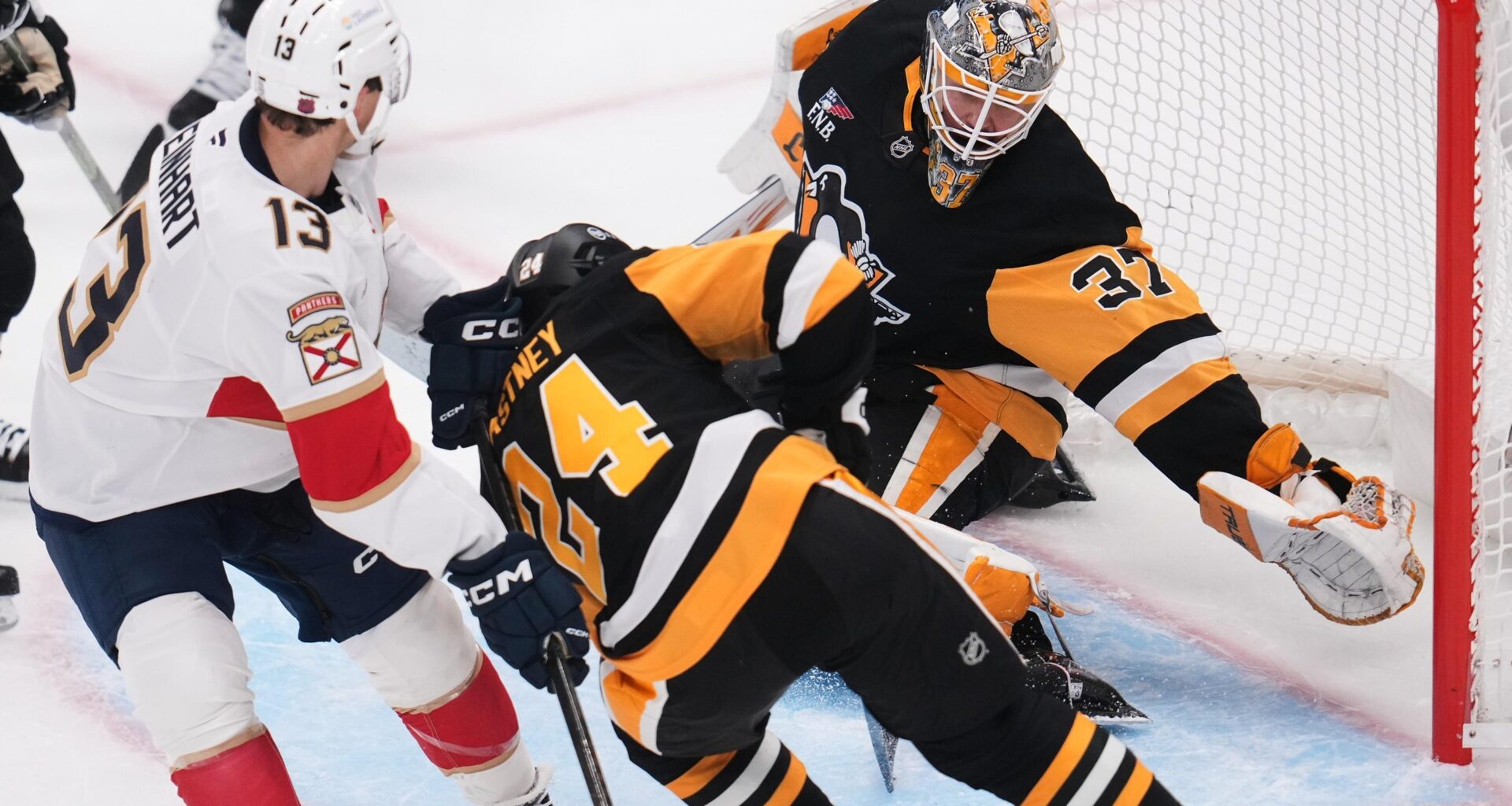 Silovs, Penguins blank Panthers to spoil Florida goalie Black’s record-setting NHL debut