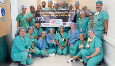 Florida’s first pediatric cardiac robotic surgery performed at Nicklaus Children’s Hospital Miami’s Community News
