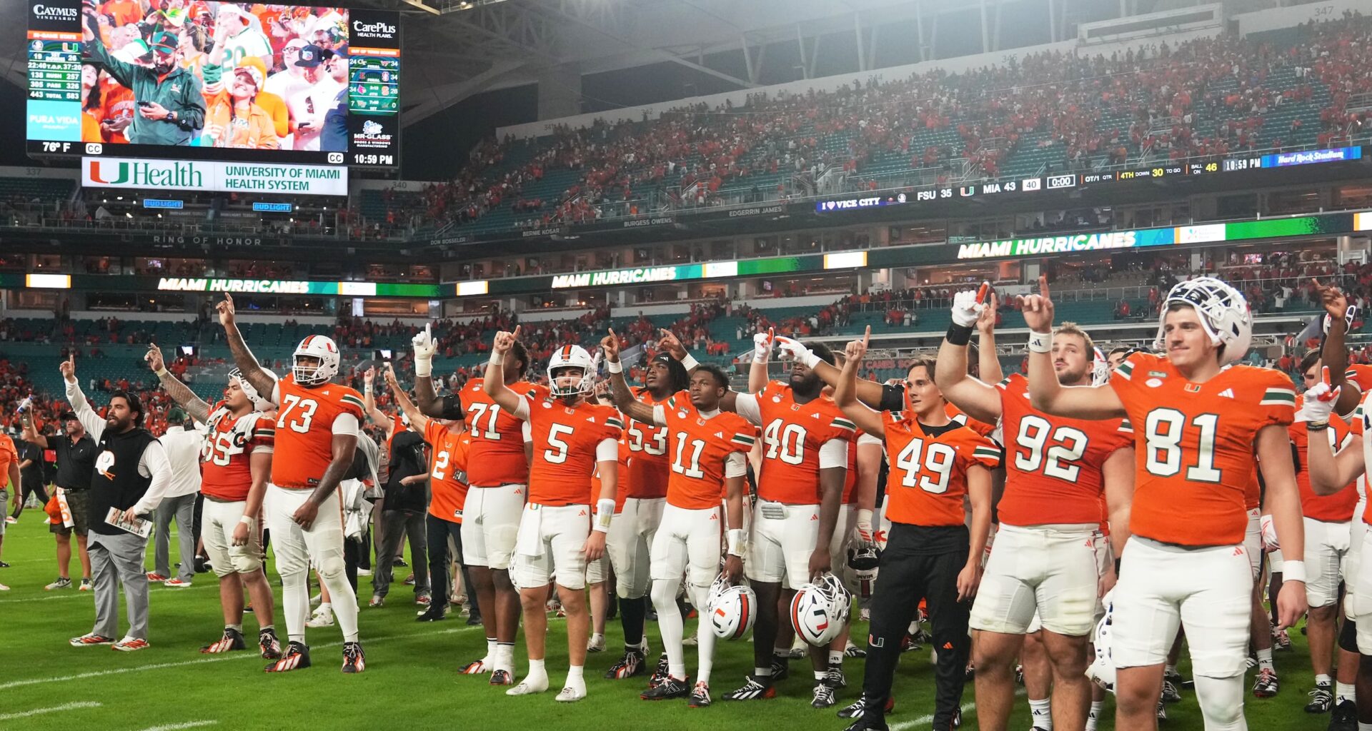Miami should assume No. 1 spot, Georgia among 3 SEC Top 10 teams to fall