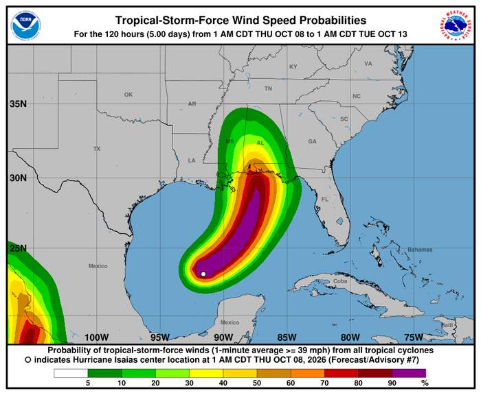 Livestream tracker: Hurricane Isaias heads toward Florida, Alabama, Mississippi coasts