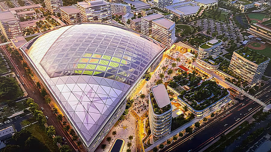 Rays Tampa Stadium image via Tampa Bay Rays