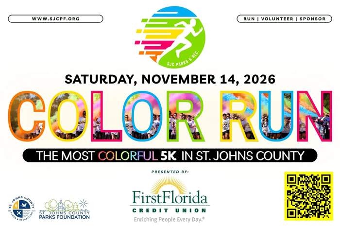 St. Johns County opens registration for third annual Family Color Run 5K