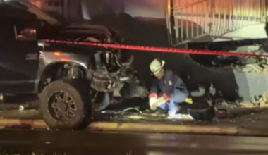 Driver knocks down pole, crashes into home in Miami - WSVN 7News | Miami News, Weather, Sports