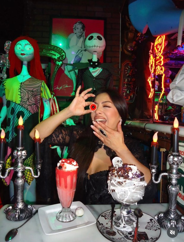 Cherry Smash, an ice cream parlor in Coral Springs, goes all out for the spooky holiday with wall-to-wall decorations inside and outside. Their themed sundaes, shakes and more are a real scream. (Cherry Smash/Courtesy)