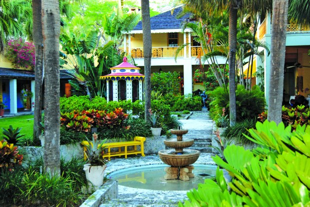 The courtyard of the Bonnet House Museum & Gardens. (Sandy Dolan/Courtesy)
