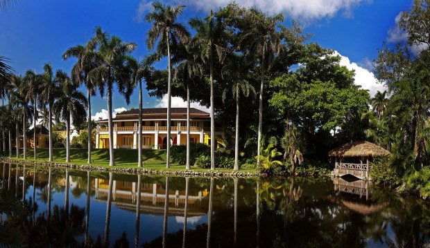 The Eastern facade of the Bonnet House Museum & Gardens. (David Warren/Courtesy)