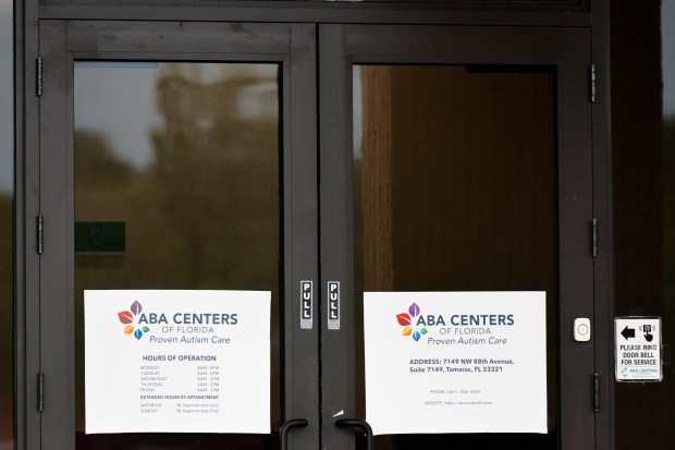 An ABA Centers of Florida retail therapy location is shown in Tamarac on Wednesday, Oct. 7, 2026. The fast-growing Fort Lauderdale-based firm that offers treatment for autism, is under scrutiny from insurers and federal investigators for allegedly inflating its bills. (Amy Beth Bennett/South Florida Sun Sentinel)