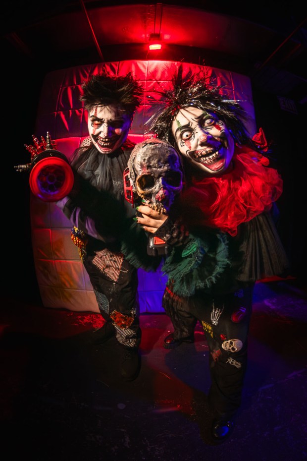 Clown around with the scare actors at The Horrorland Scream Park in Miami. (The Horrorland Scream Park/Courtesy)
