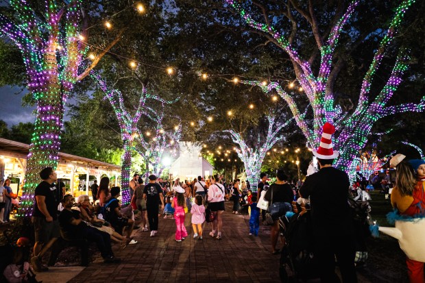 Trick-or-treat in the historic Yesteryear Village during Spookyville at the South Florida Fairgrounds in West Palm Beach this month. (Spookyville/Courtesy)