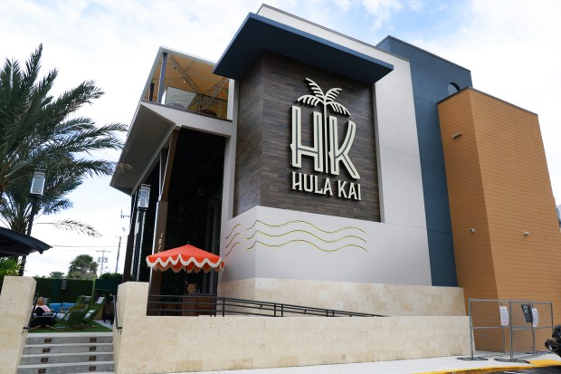 Hula Kai restaurant in Fort Lauderdale on Monday, Sept. 21, 2026. (Carline Jean/South Florida Sun Sentinel)