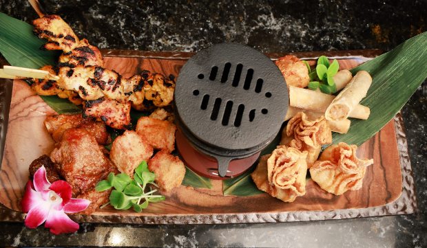 The Pu Pu platter at Hula Kai restaurant in Fort Lauderdale on Monday, Sept. 21, 2026. (Carline Jean/South Florida Sun Sentinel)