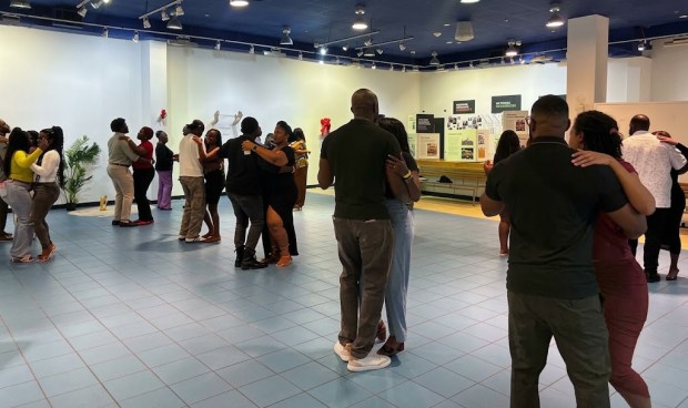 On select Saturdays, Island SPACE is also partnering with KOTR (Konpa On The Rise) for Konpa classes and socials. (Island SPACE Caribbean Museum/Courtesy)