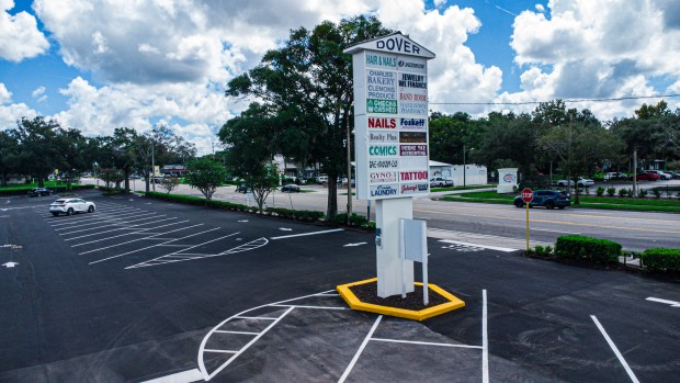 A handful of legacy tenants, like Johnny's Diner and Charlie's Bakery & Creamery, signed new leases. Most of the tenants are leaving, including Clemons Produce, which closed in August. (Courtesy of Colliers)